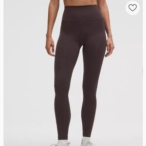 Lululemon Brown Wunder Train Leggings